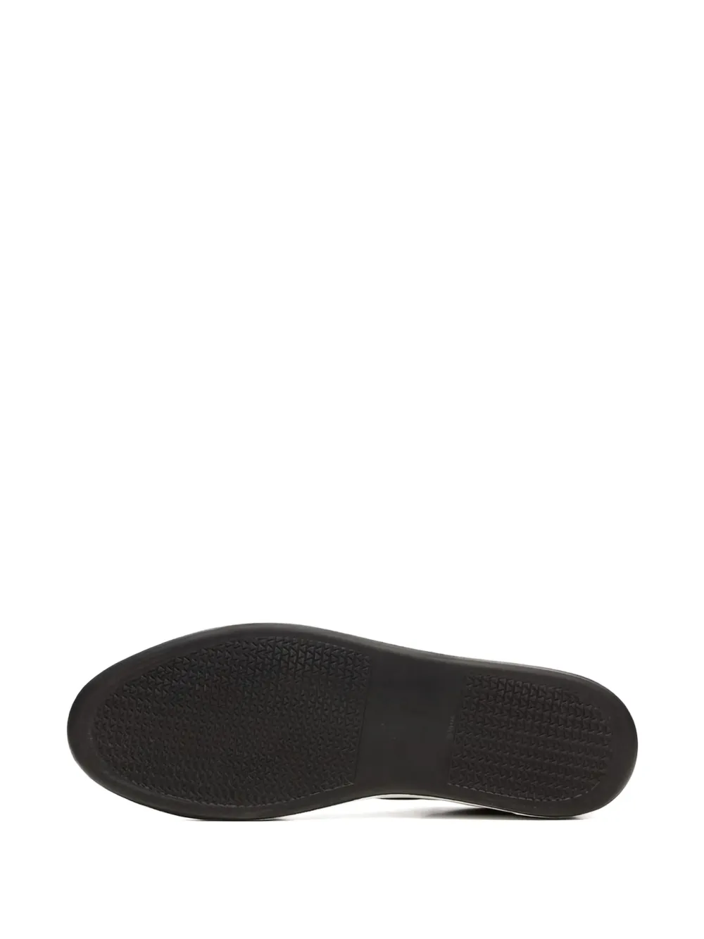 Poche Paris grained-leather sneakers Black