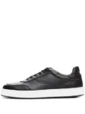 Poche Paris grained-leather sneakers - Black