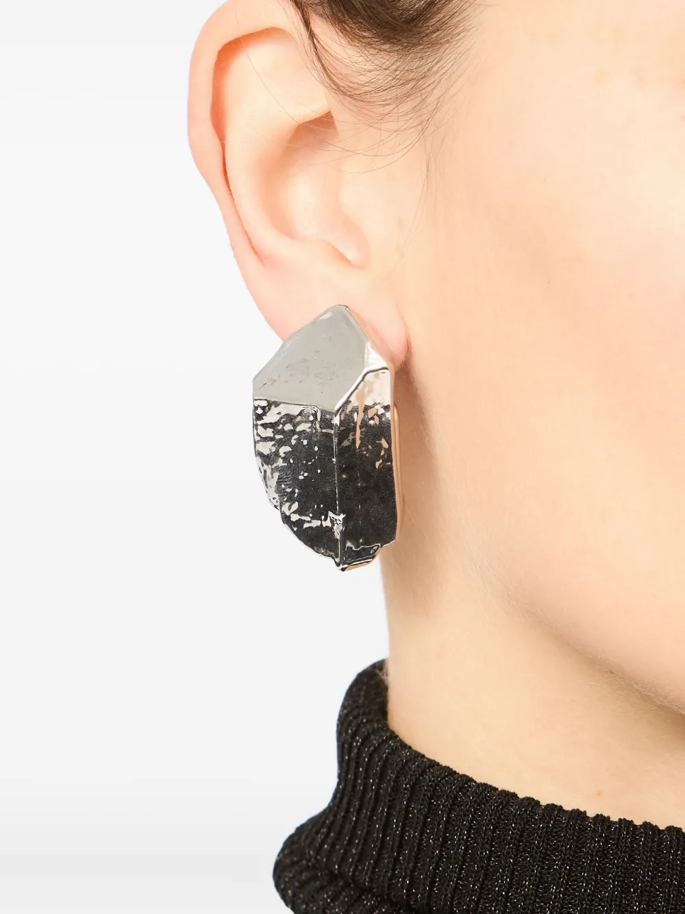 MM6 Maison Margiela Rockvormige oorbellen - Zilver