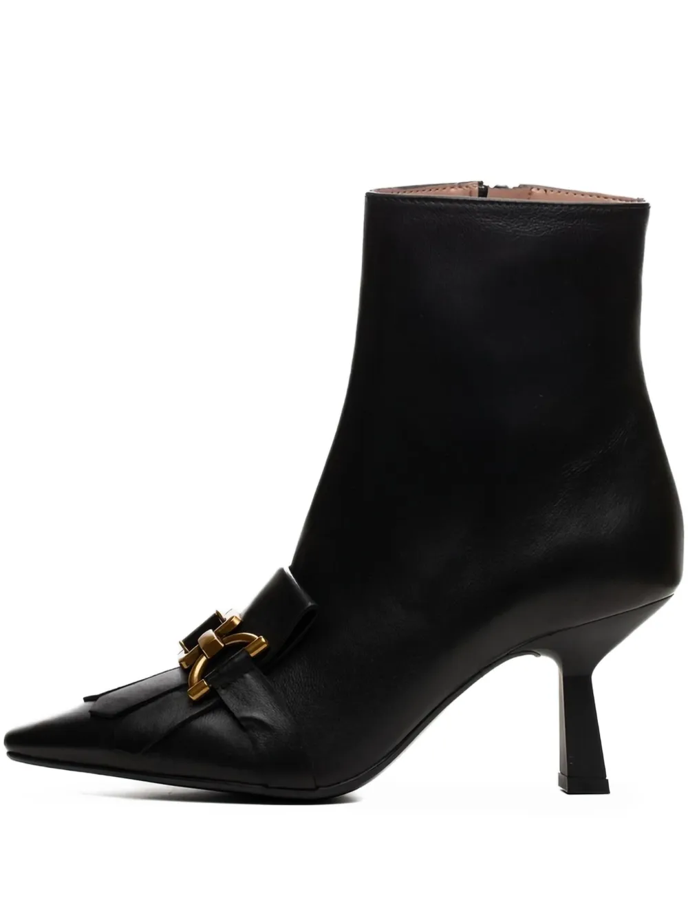POCHE PARIS FRINGE-DETAILED ANKLE BOOTS 