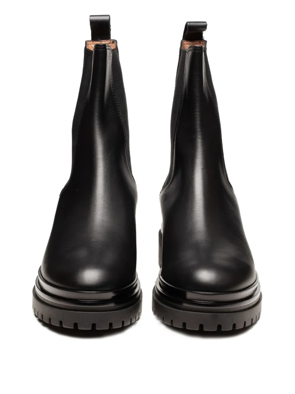 Poche Paris leather Chelsea boots Black