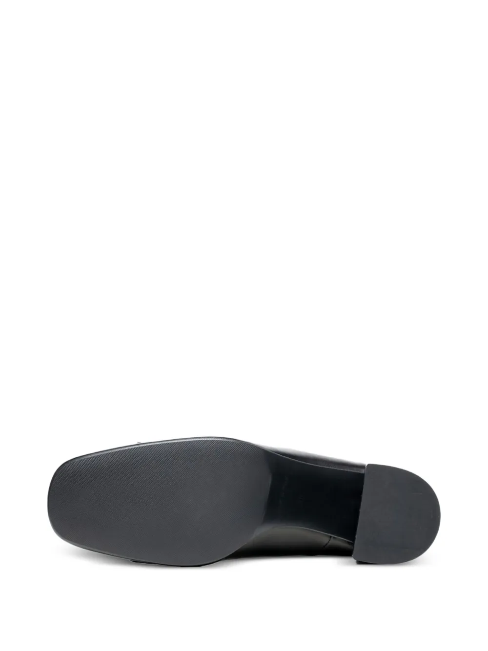 Poche Paris 80mm leather heeled pumps Black
