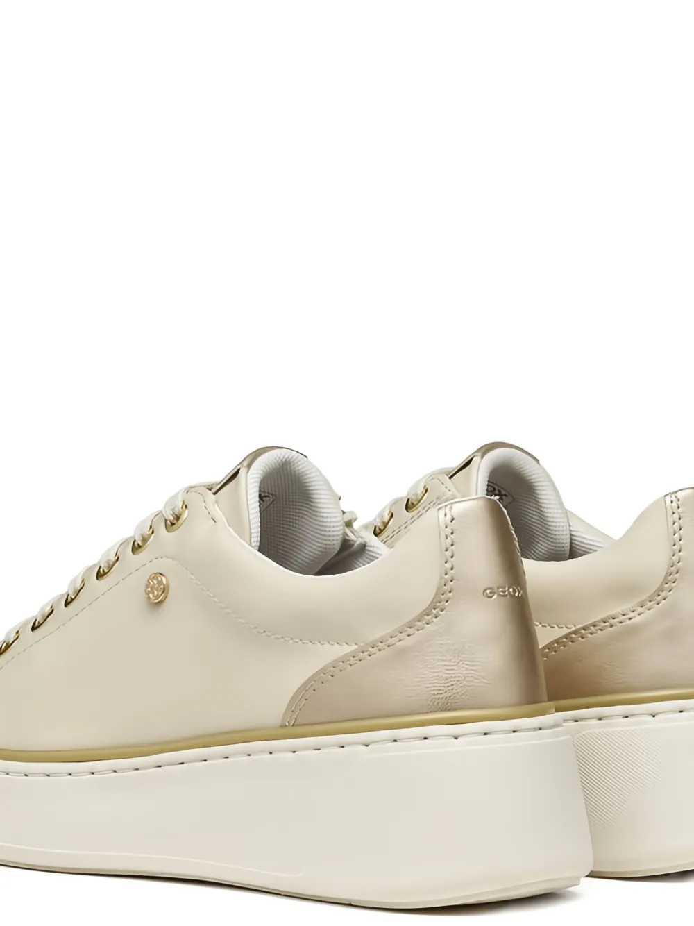 Geox Sunnetty sneakers met plateauzool Beige