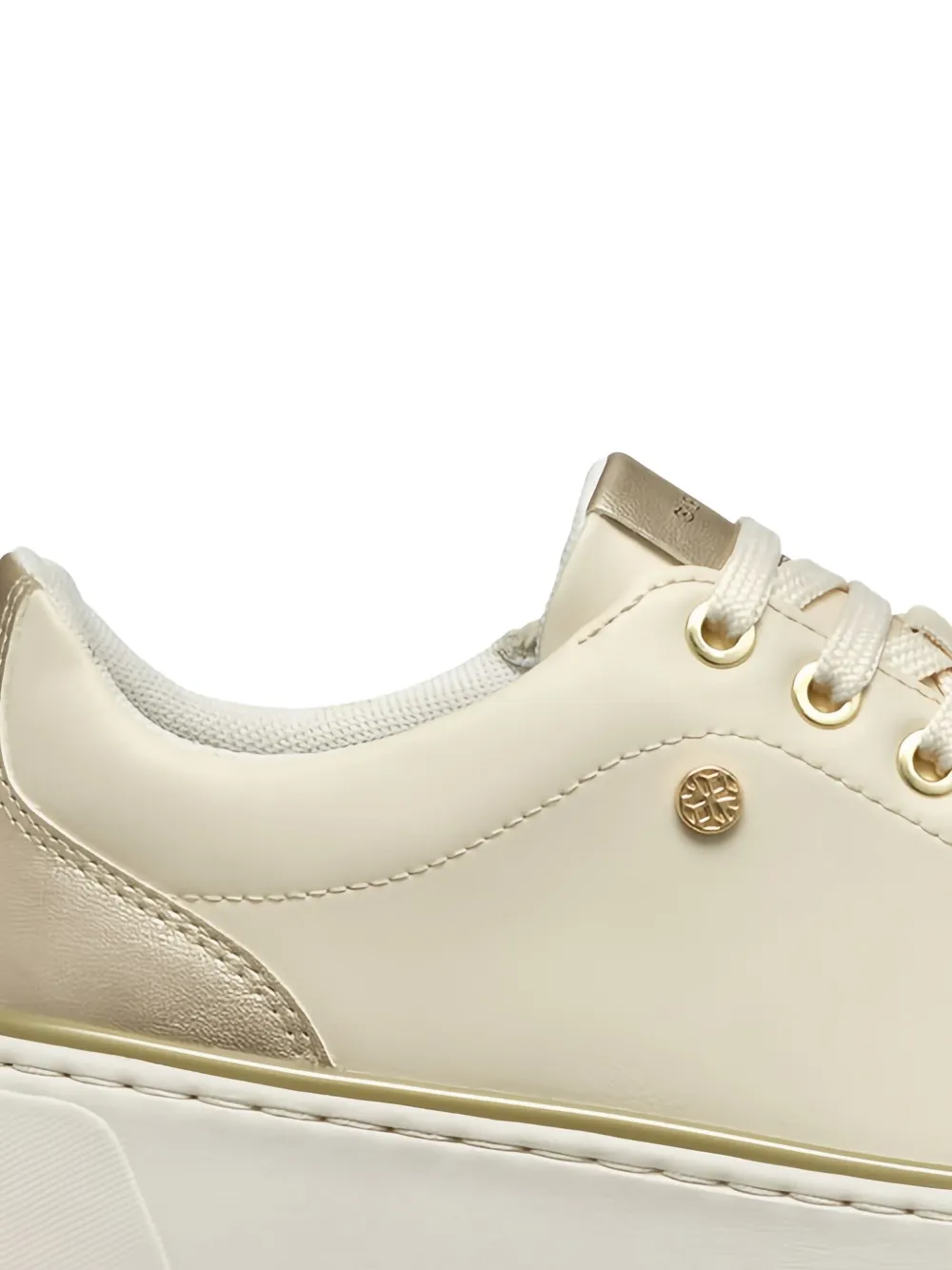 Geox Sunnetty sneakers met plateauzool Beige