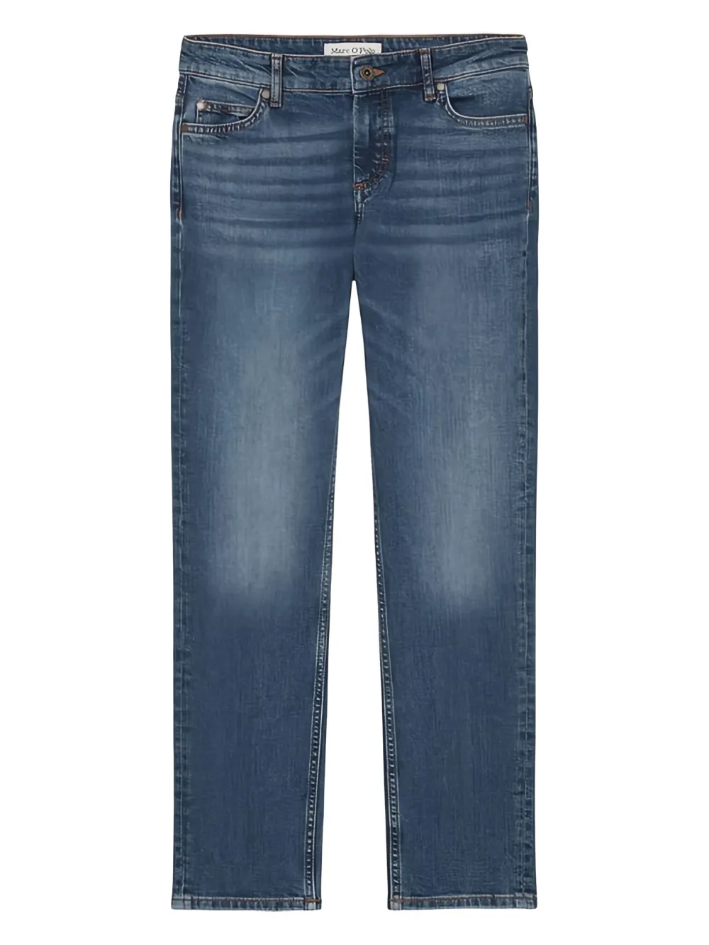 Marc O'Polo Jeans met logopatch Blauw
