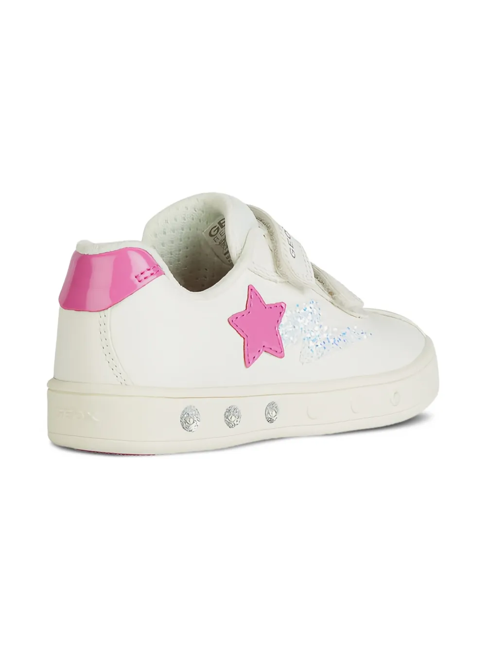 Geox Kids glitter-detail sneakers White