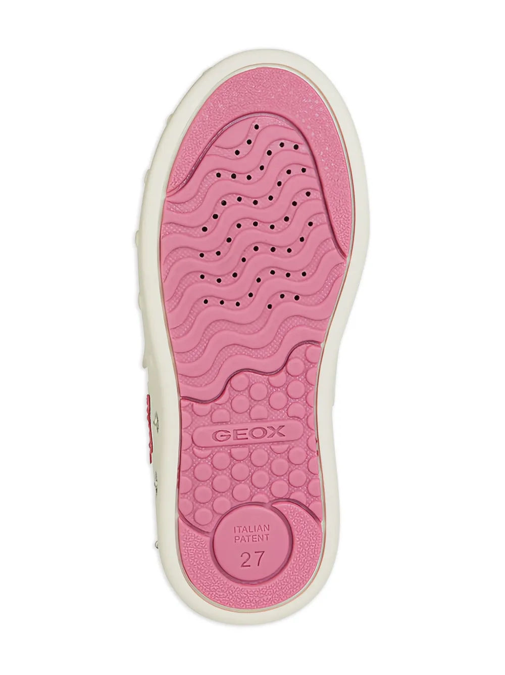 Geox Kids glitter-detail sneakers White