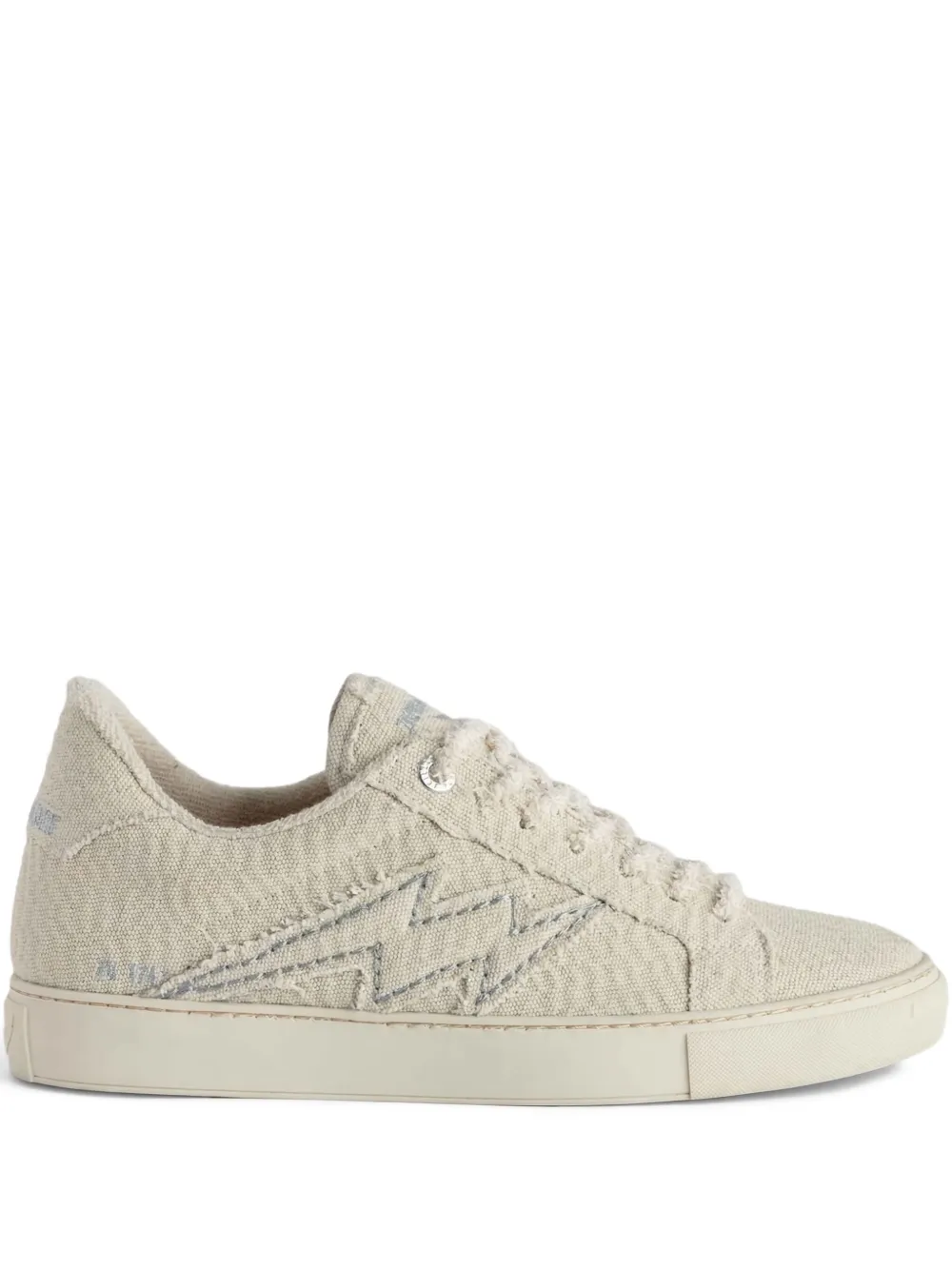 Zadig&Voltaire La Flash Glitter sneakers Neutrals