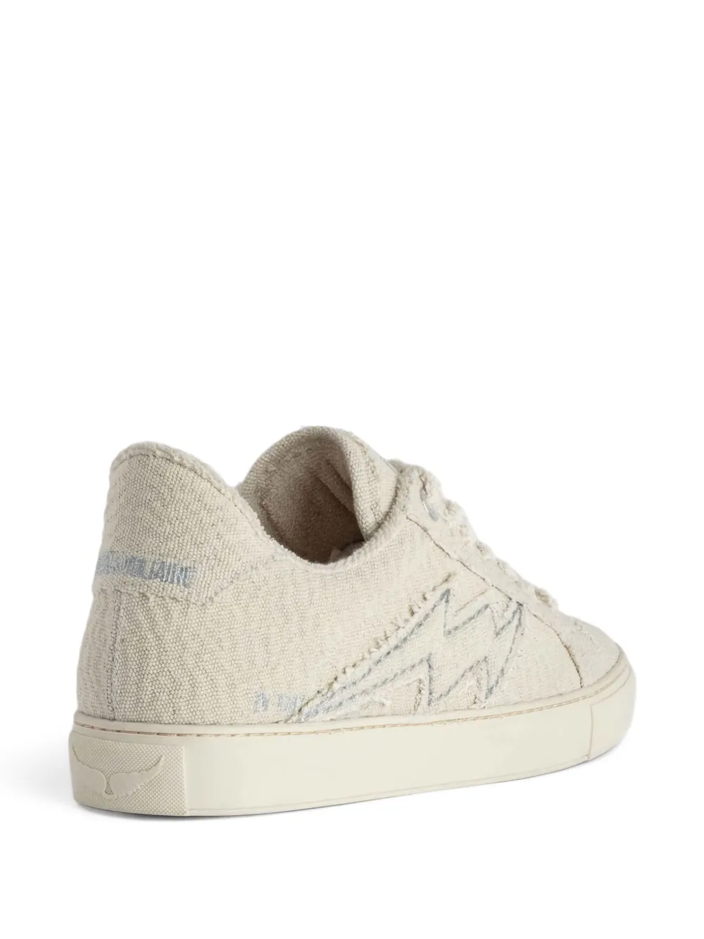 Zadig&Voltaire La Flash Glitter sneakers Neutrals