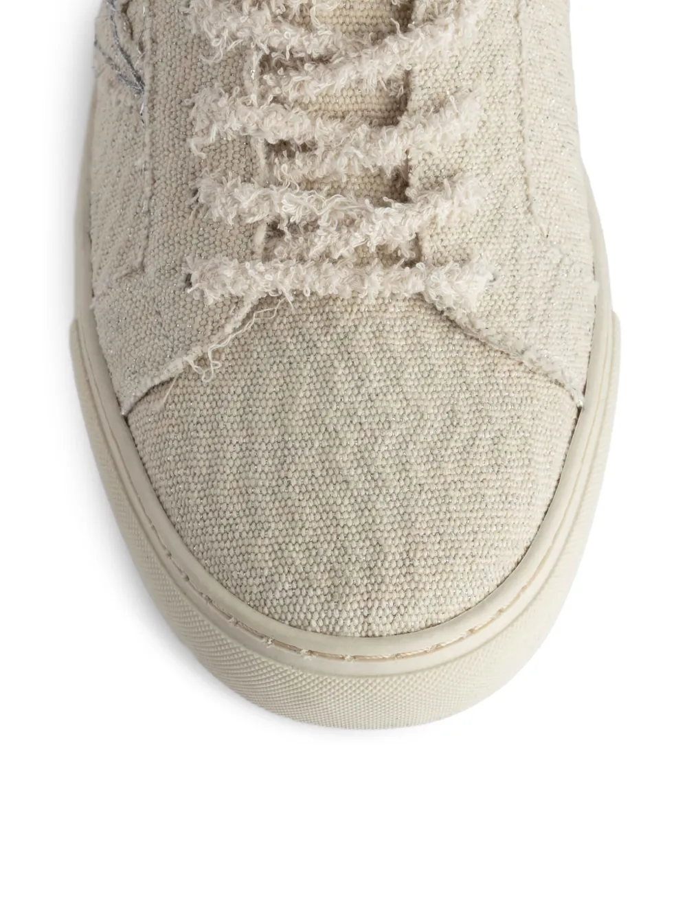 Zadig&Voltaire La Flash Glitter sneakers Neutrals