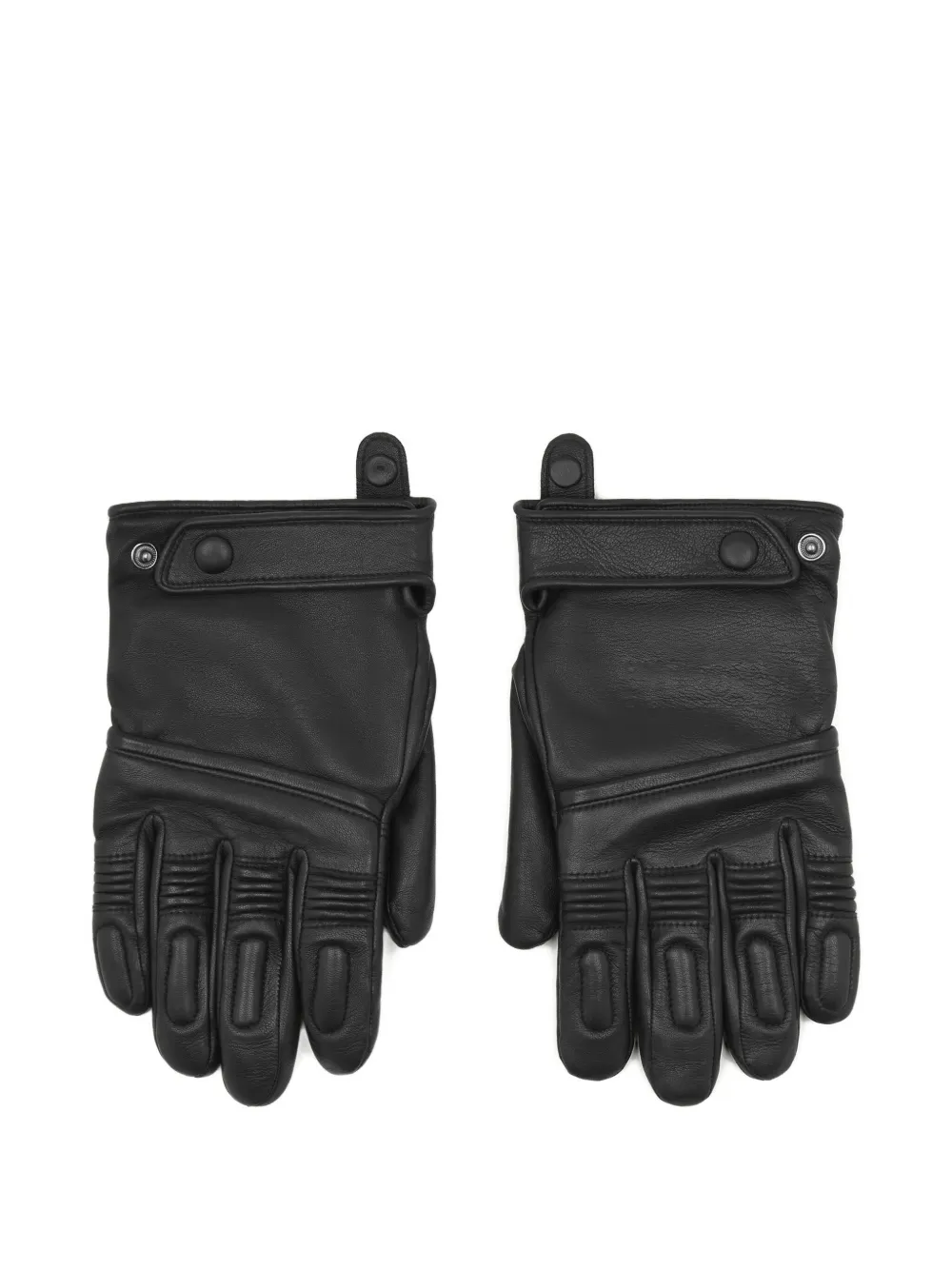 MM6 Maison Margiela Leren handschoenen Zwart