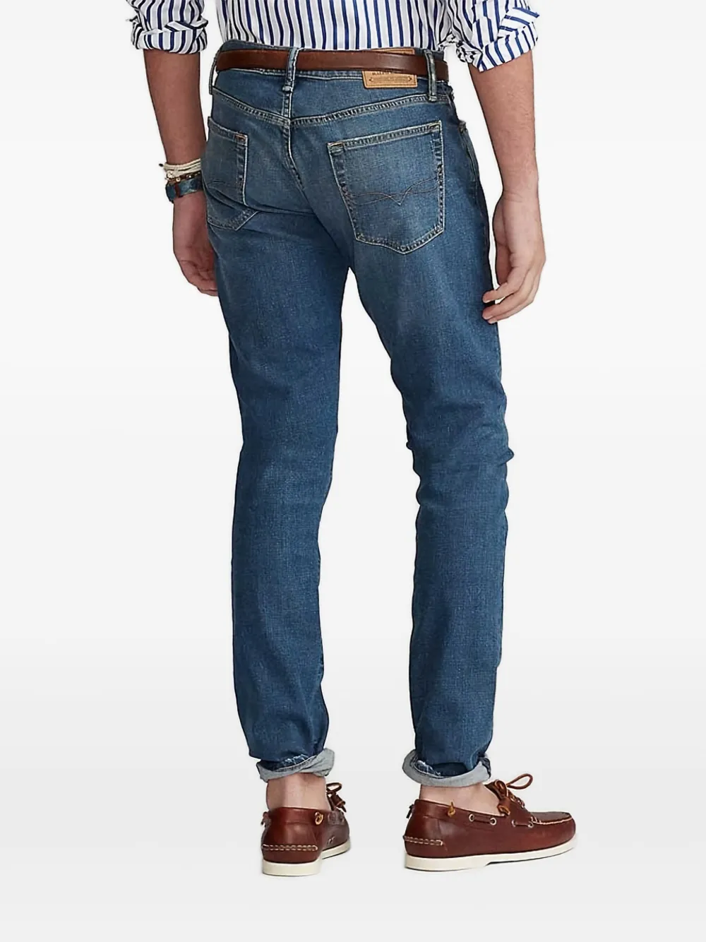 Polo Ralph Lauren Jeans met logopatch Blauw