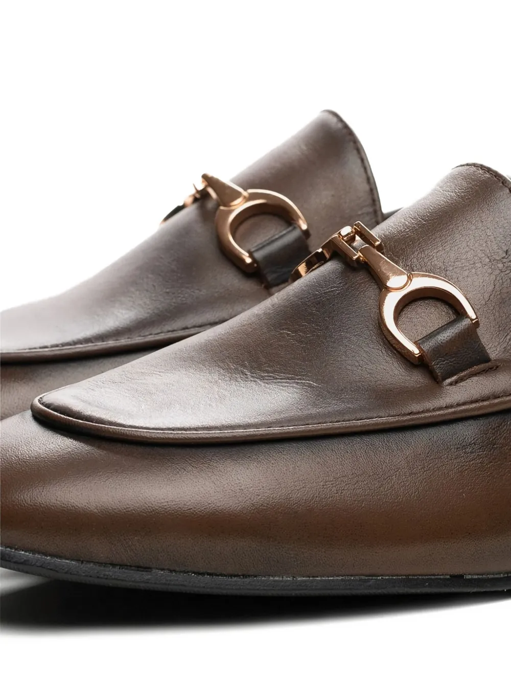 Poche Paris leather loafers - Bruin