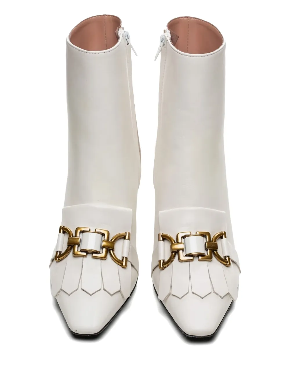 POCHE PARIS LEATHER ANKLE BOOTS