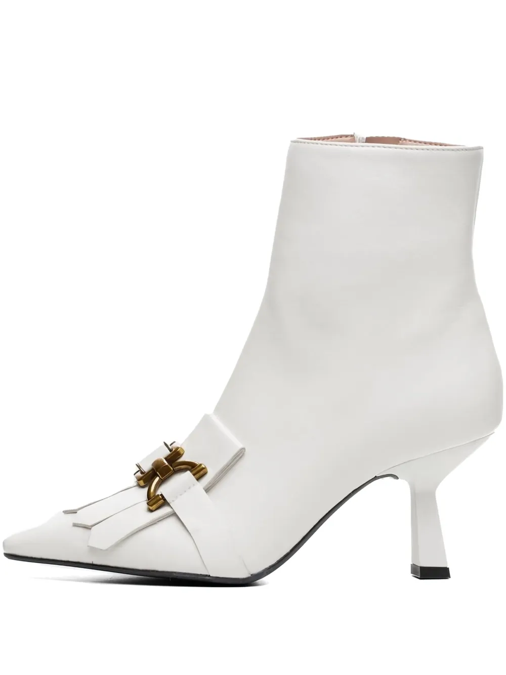 POCHE PARIS LEATHER ANKLE BOOTS