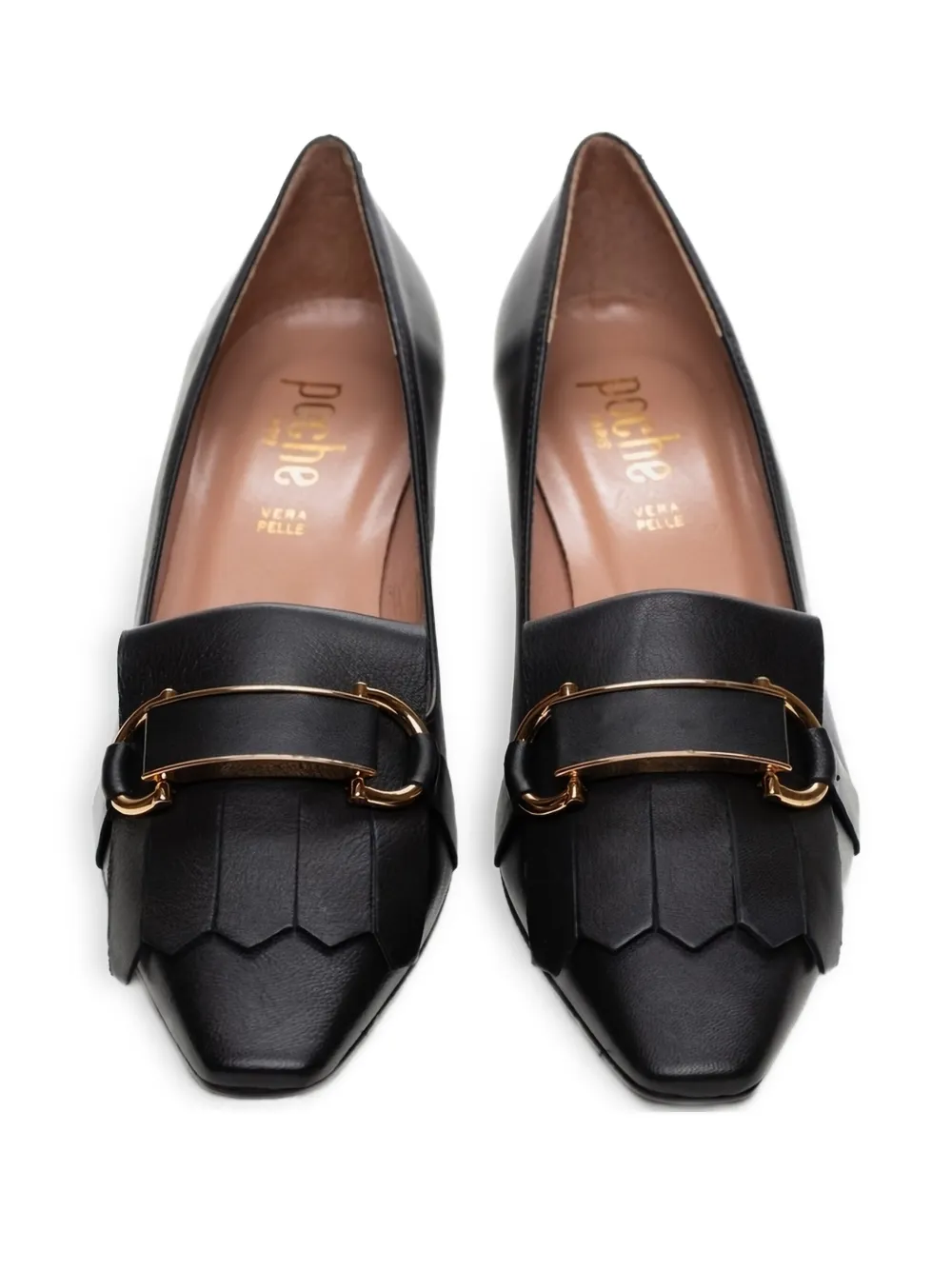 Poche Paris fringe-detailed pumps Black