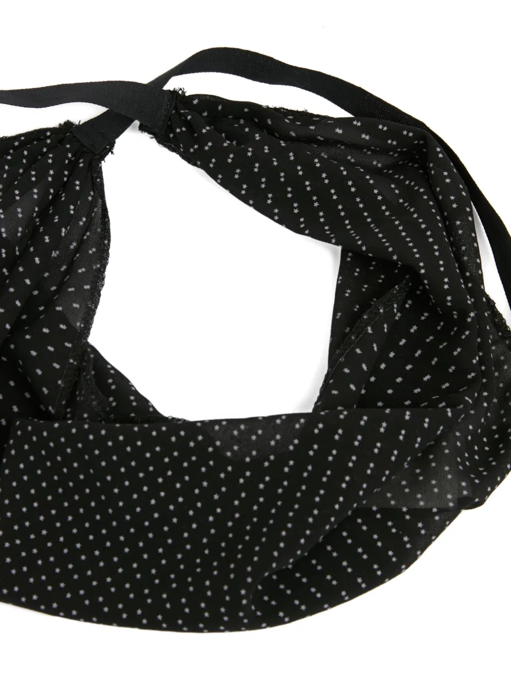 MM6 Maison Margiela Sjaal met stippen - Zwart