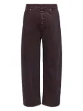 MM6 Maison Margiela high-waisted button-fly jeans - Purple