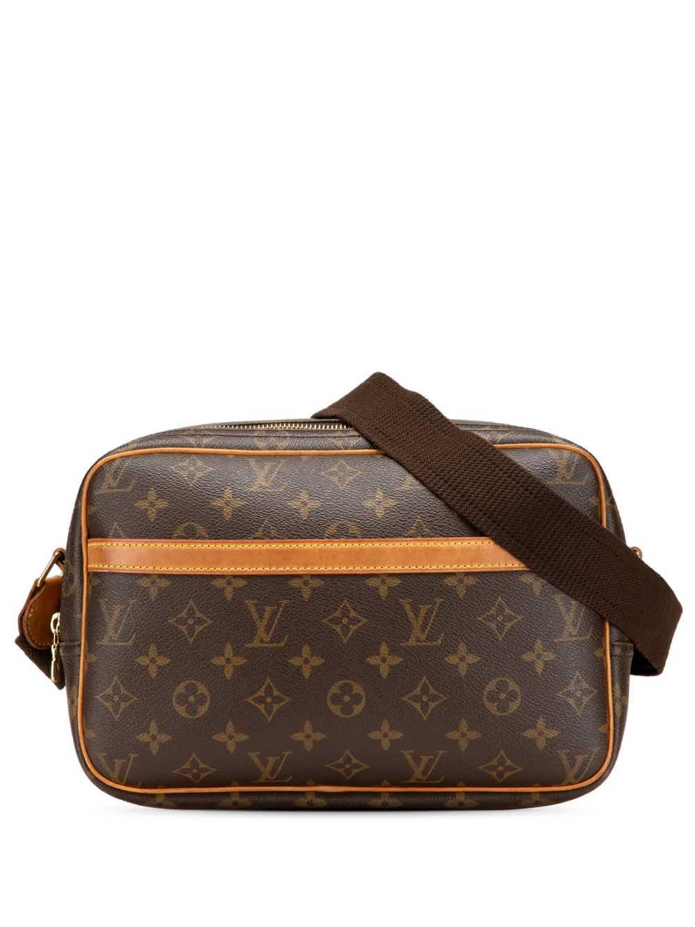 Pre-owned Louis Vuitton 2000 Monogram Reporter Pm Crossbody Bag