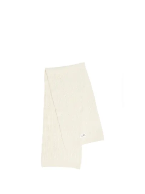MM6 Maison Margiela bufanda tejida de canalé