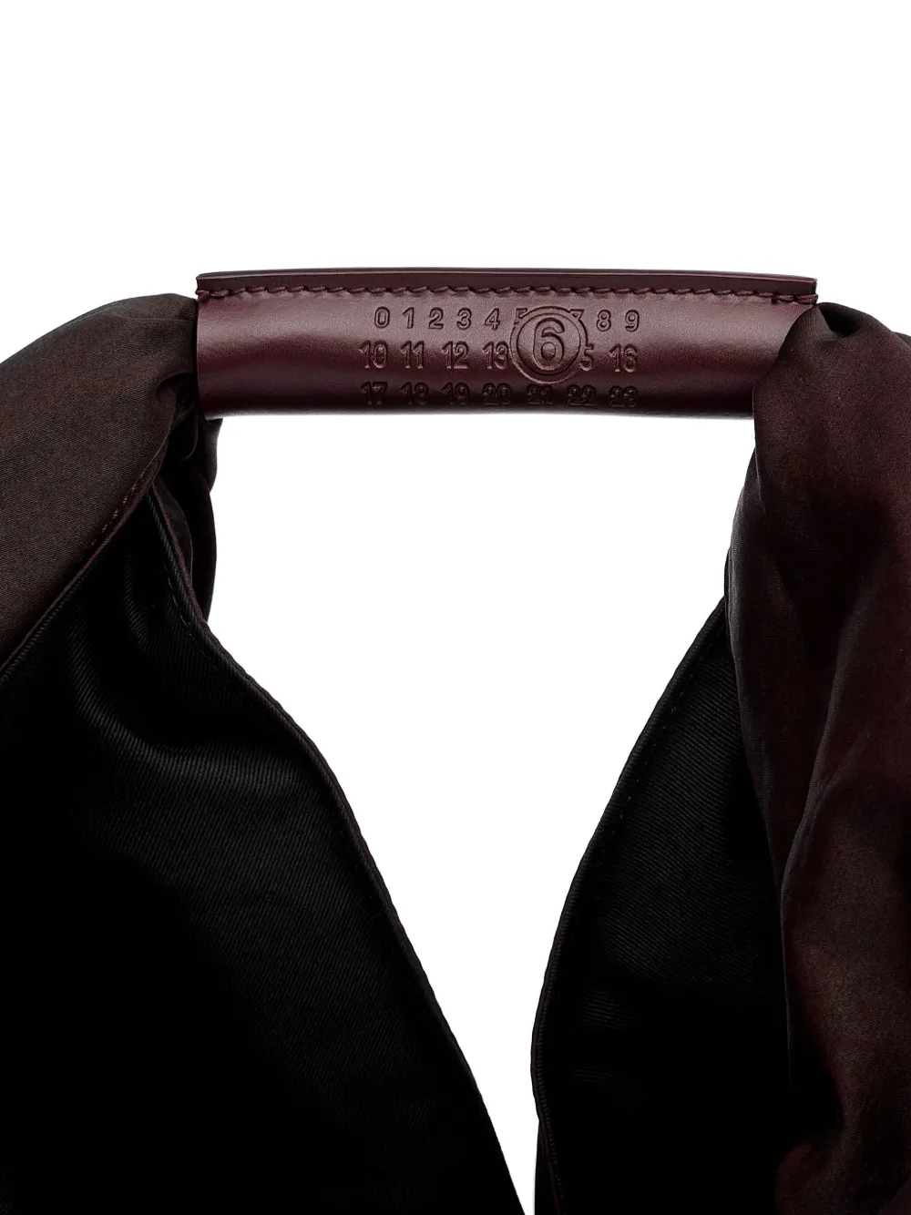 MM6 Maison Margiela Japanese leather tote bag Bruin