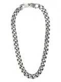 MM6 Maison Margiela curb chain necklace - Silver