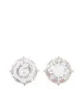 MM6 Maison Margiela swirl heart-patterned stud earrings - Silver
