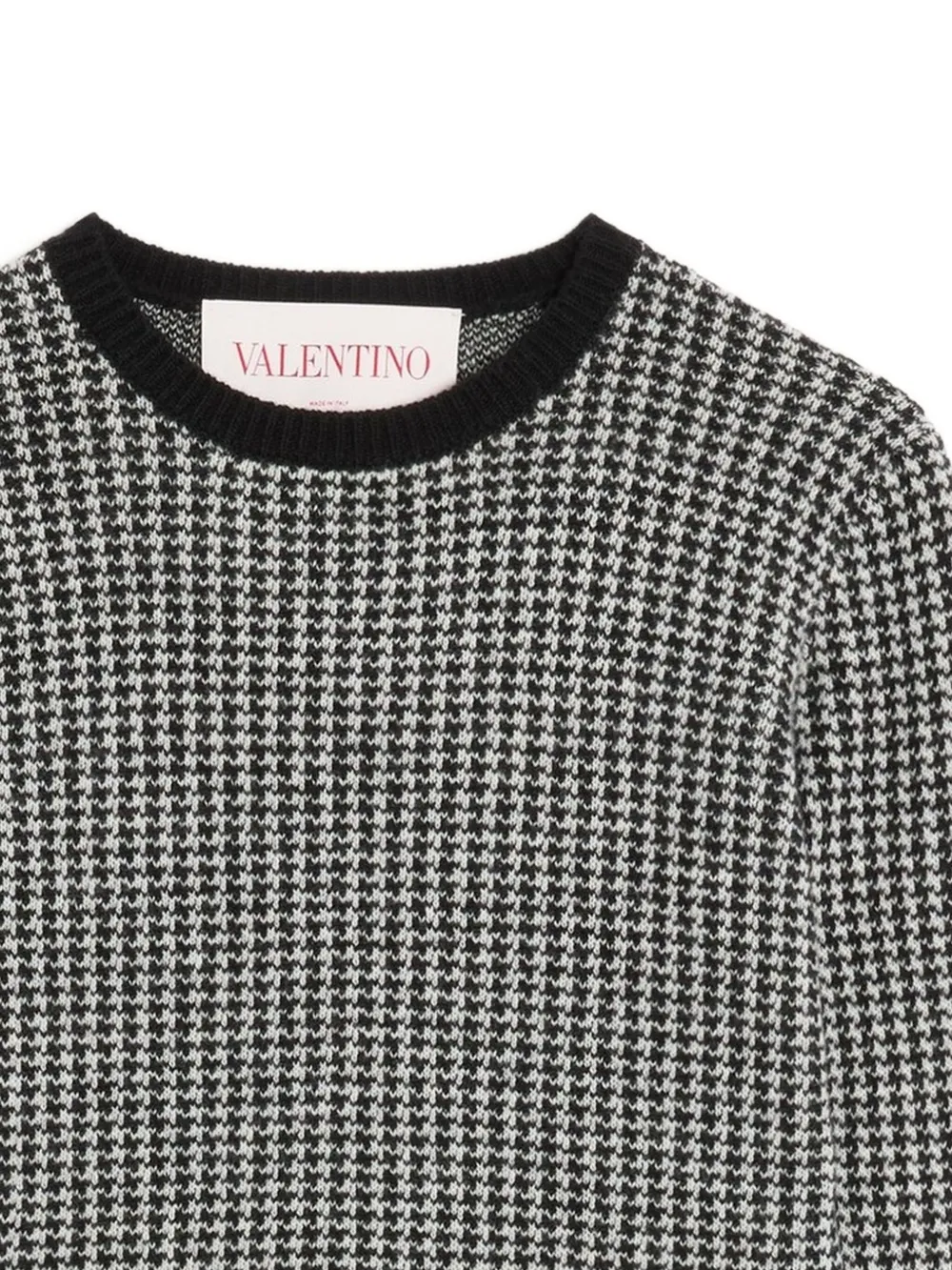 Valentino Garavani houndstooth-pattern sweater | Knitted Sweaters | Image 2