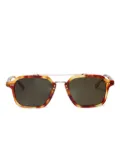 Krewe Du Optic Colton tortoiseshell square-frame sunglasses - Brown