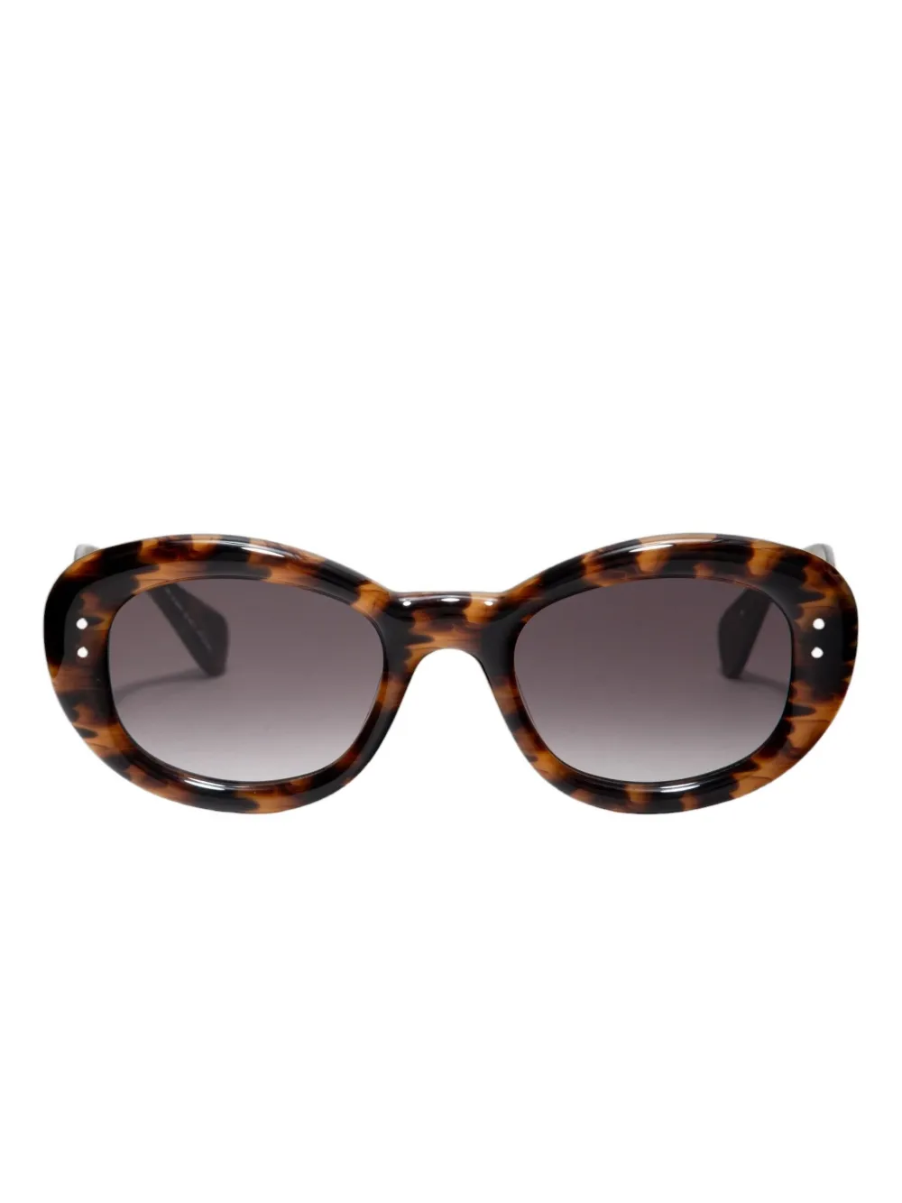KREWE DU OPTIC MARGARET TORTOISESHELL OVERSIZED SUNGLASSES 