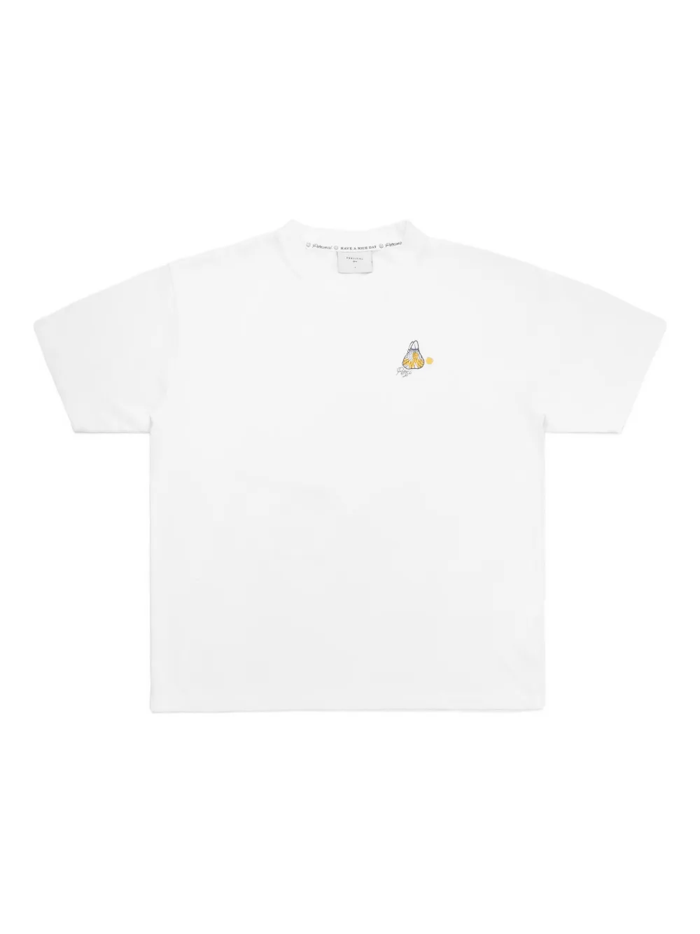 PERCIVAL playera con estampado gráfico | blanco | Image 1