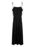 Ciao Lucia Petra drawstring maxi dress - Black
