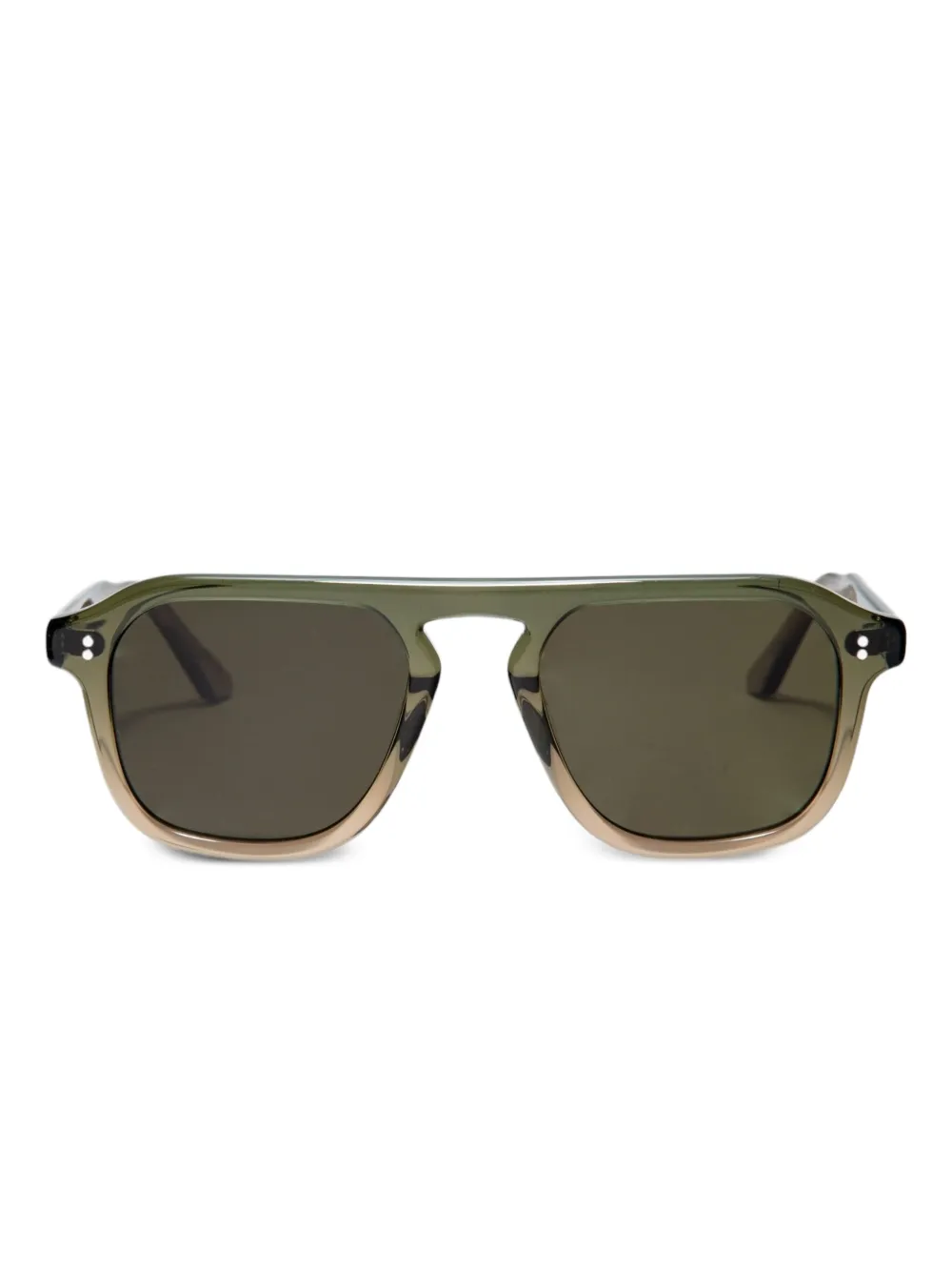Krewe Du Optic lentes de sol con media armazón | verde | Image 1
