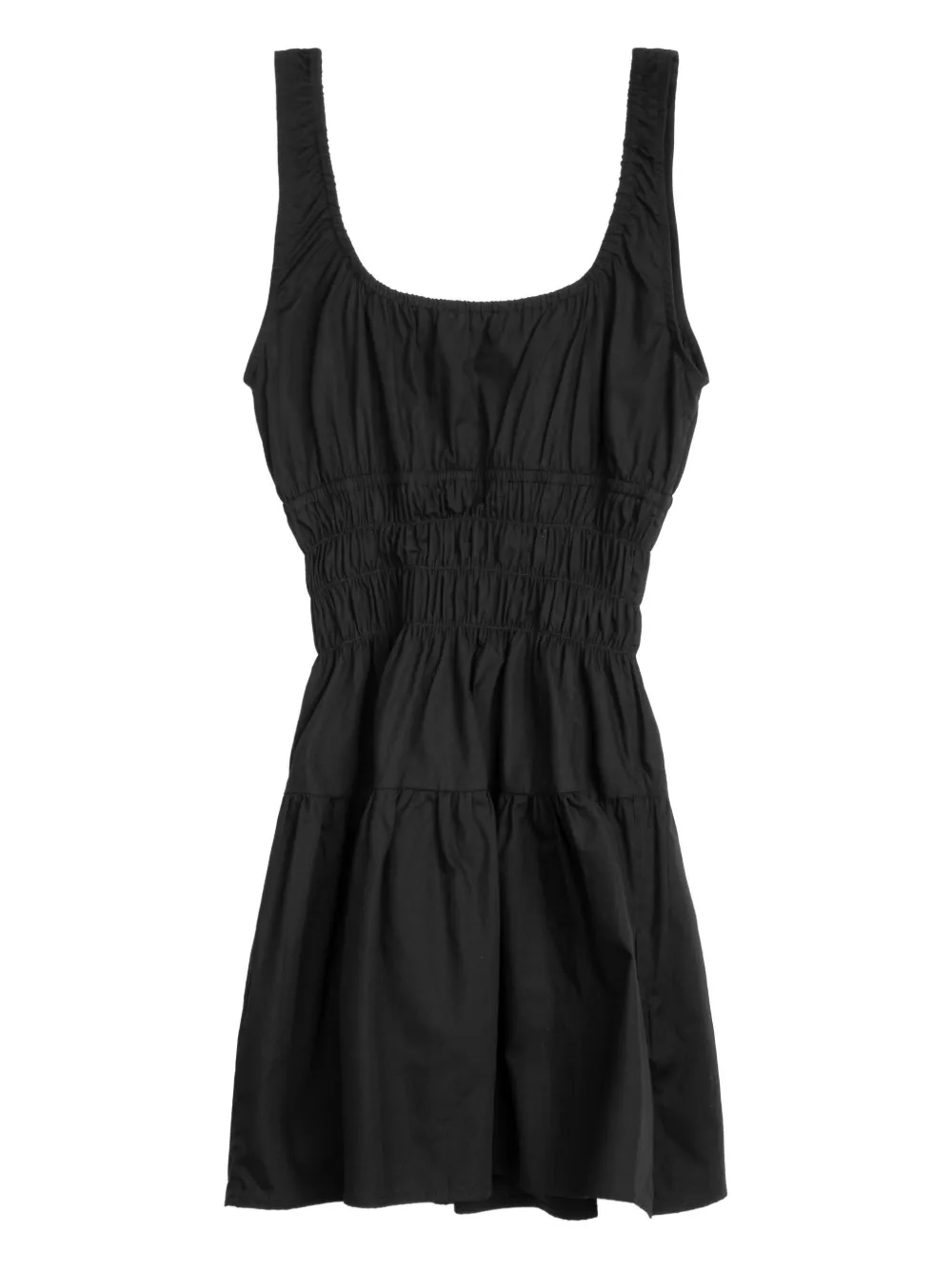 Ciao Lucia Gesmockte flared jurk - Zwart