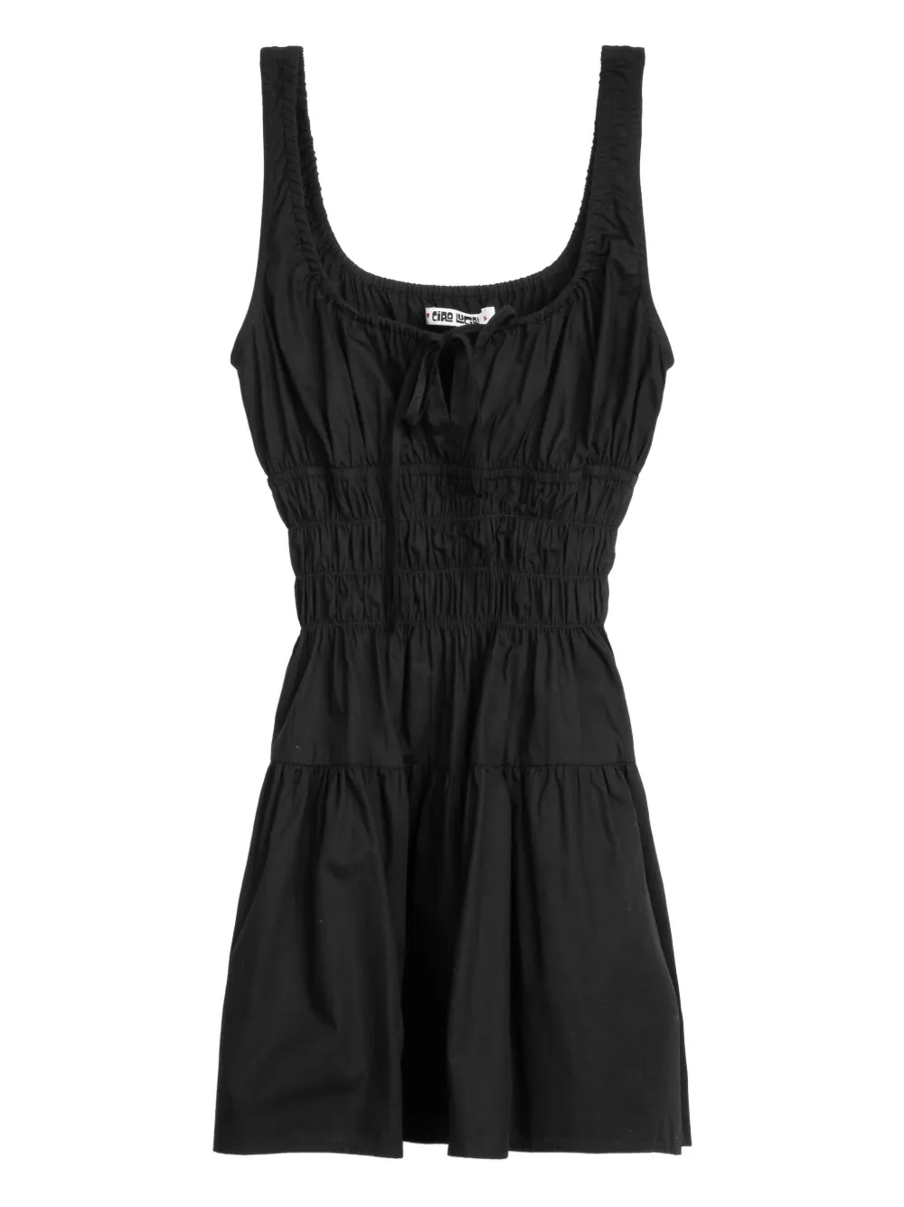 Ciao Lucia  Gianluca smocked flared mini dress | Black | Image 1