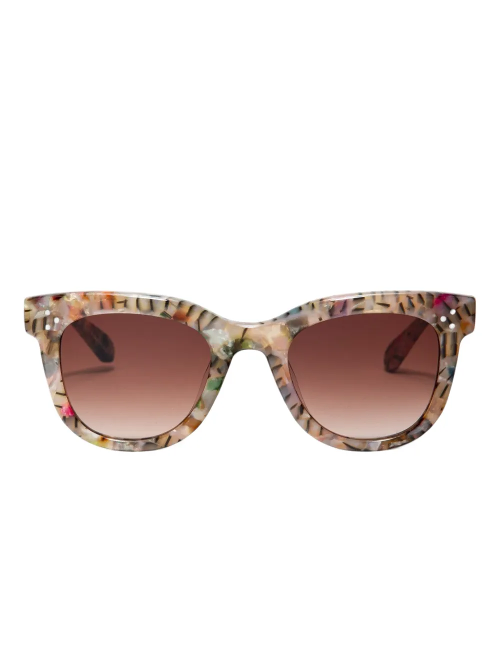 KREWE DU OPTIC JENA FLORAL-PRINTED SUNGLASSES 