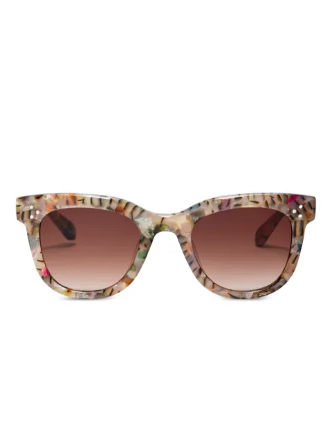 Krewe Du Optic lentes de sol con estampado floral