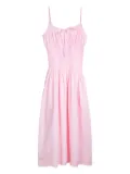 Ciao Lucia Barbara smocked maxi dress - Pink