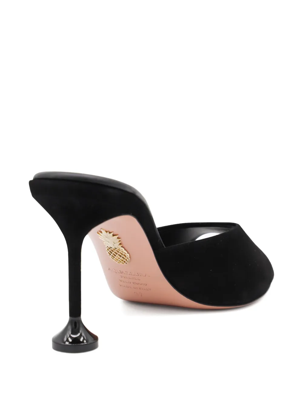 Shop Aquazzura 85mm Peep-toe Heeled Sandals