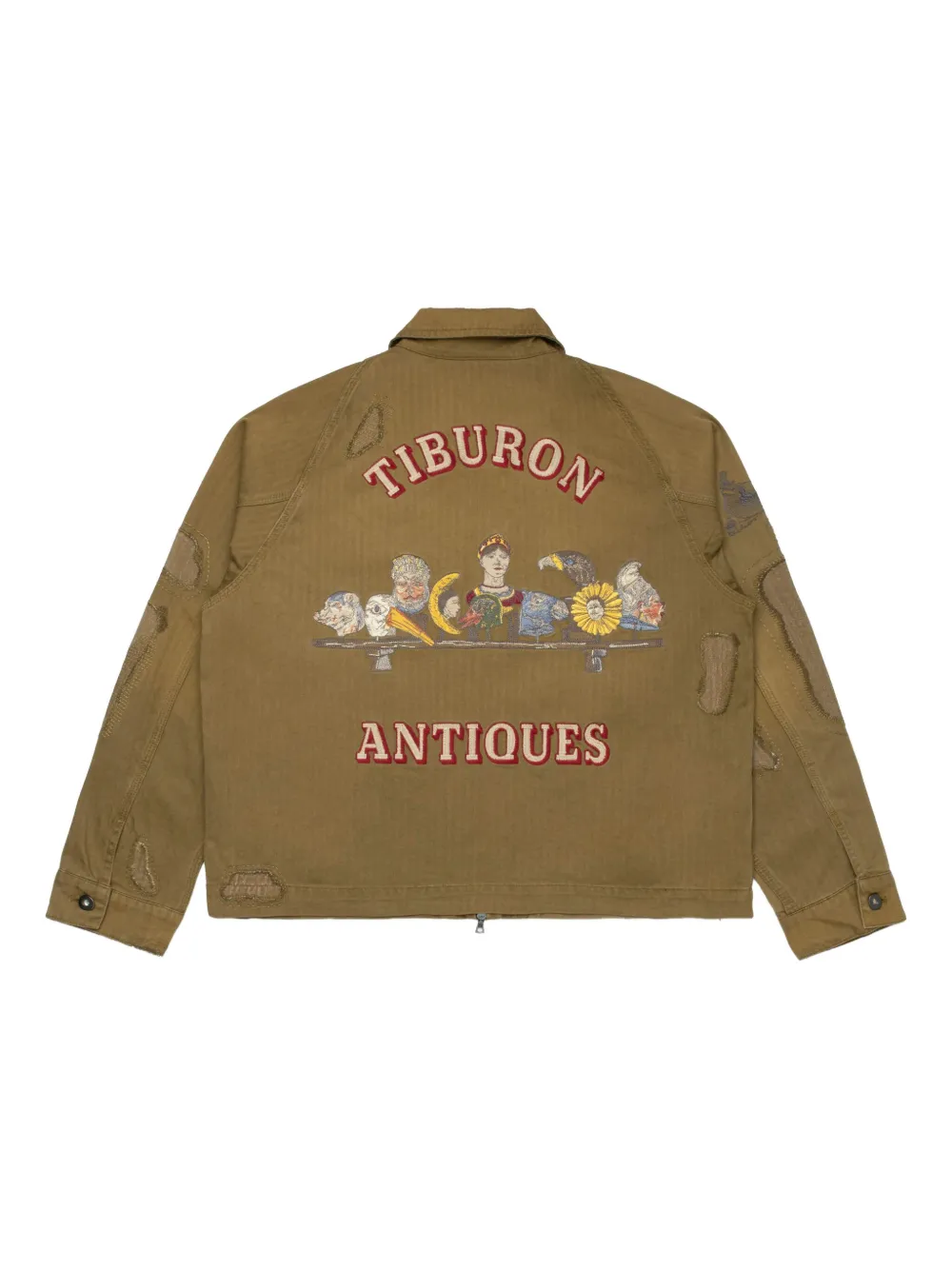 Samuel Zelig Antique embroidered patchwork jacket | Shirt Jackets | Image 2