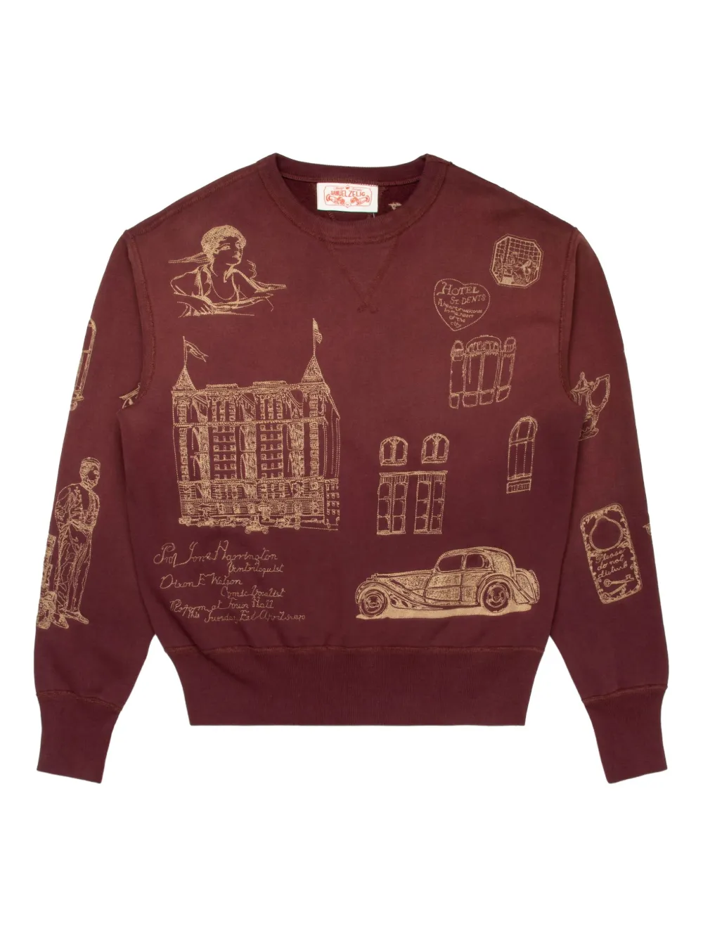 Hotel graphic-printed sweatshirt