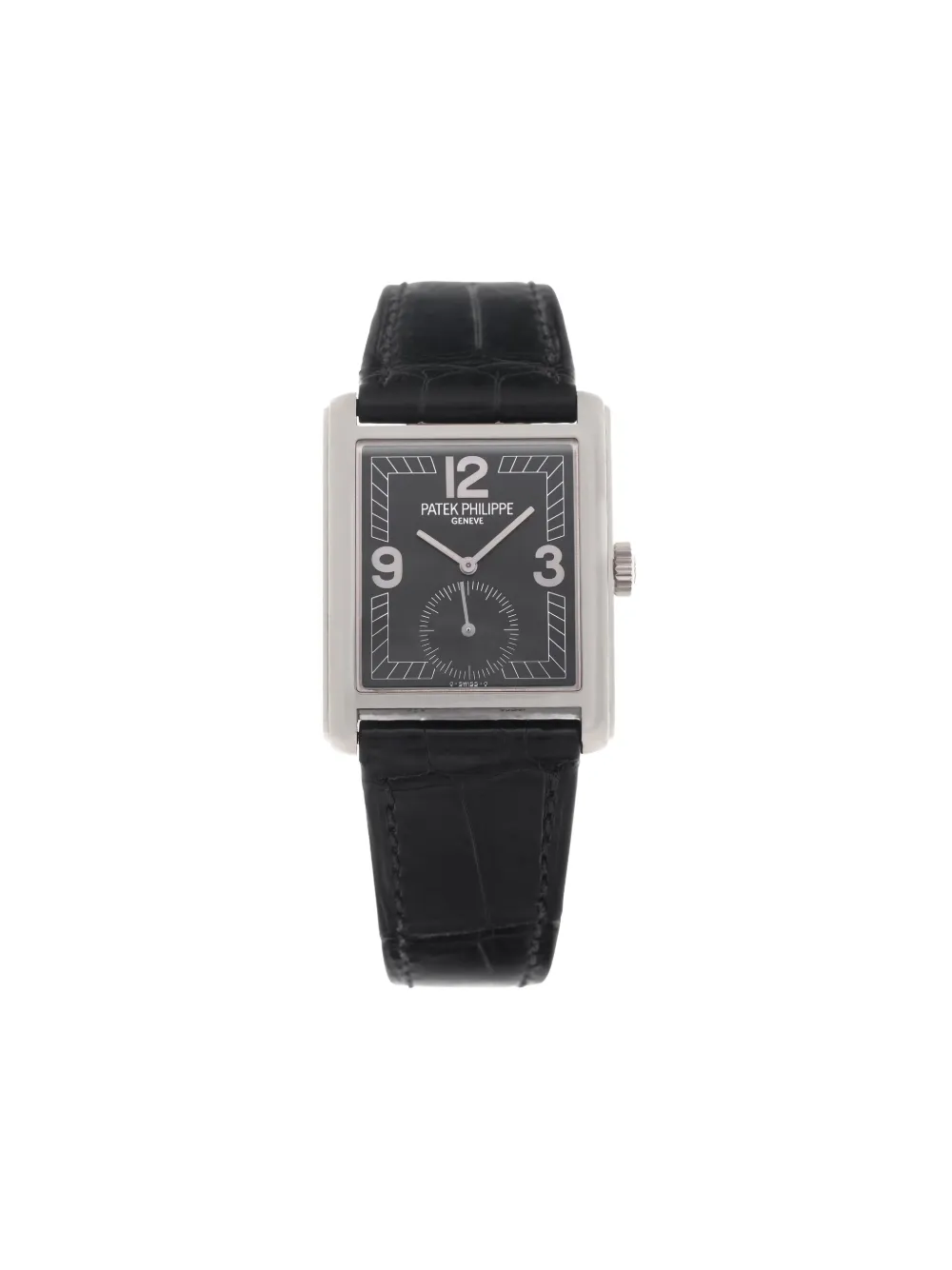 Patek Philippe Pre-Owned pre-owned Gondolo 28mm - ブラック Patek Philippe Pre-Owned pre-owned Gondolo 28mm - ブラック