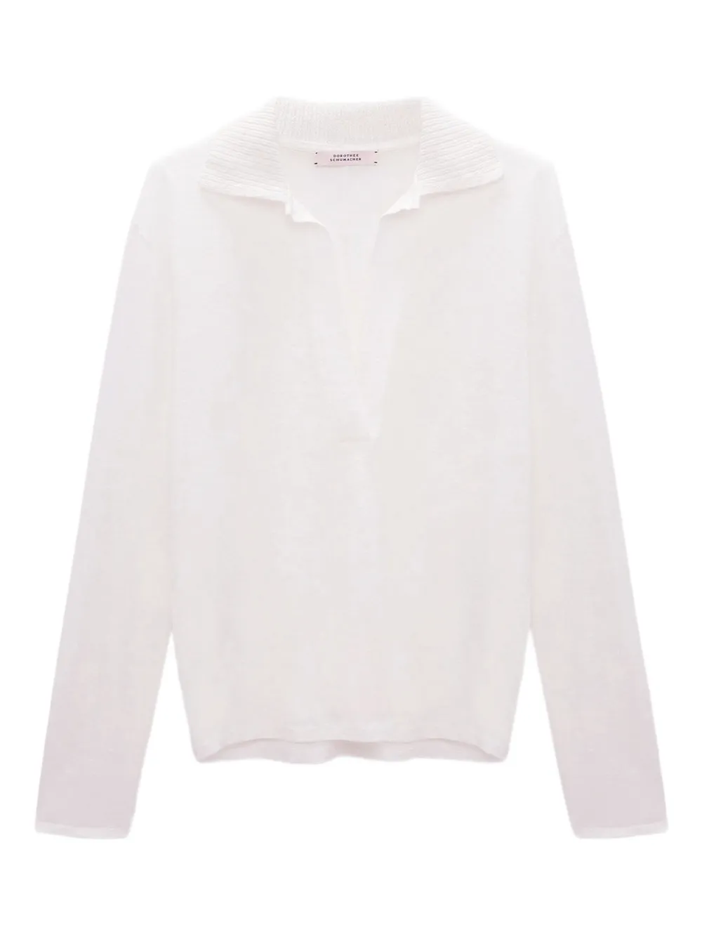 Dorothee Schumacher linen polo shirt | White | Image 1