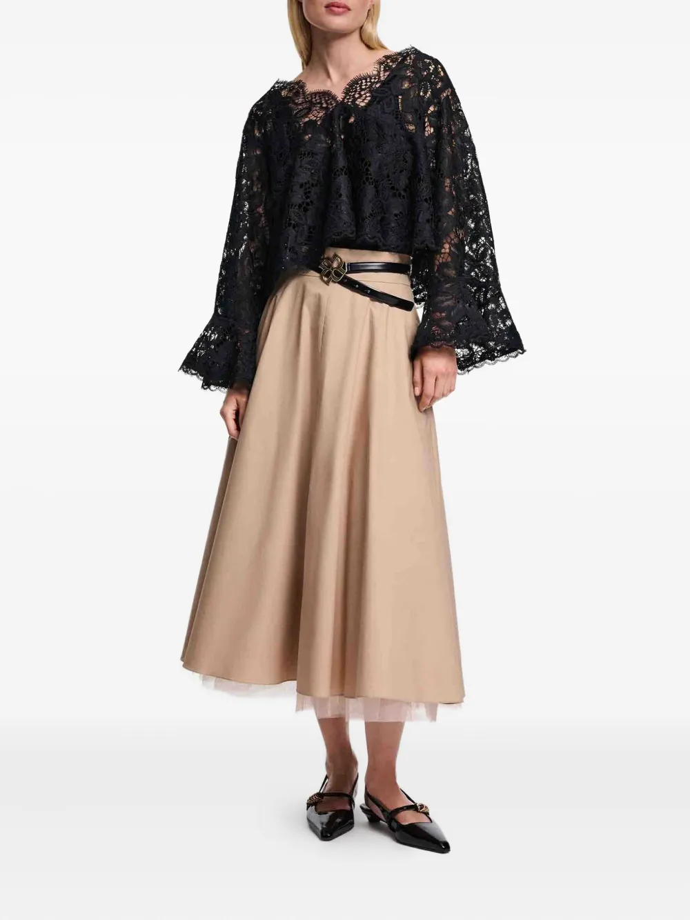 Dorothee Schumacher Lacy Dream blouse - Zwart