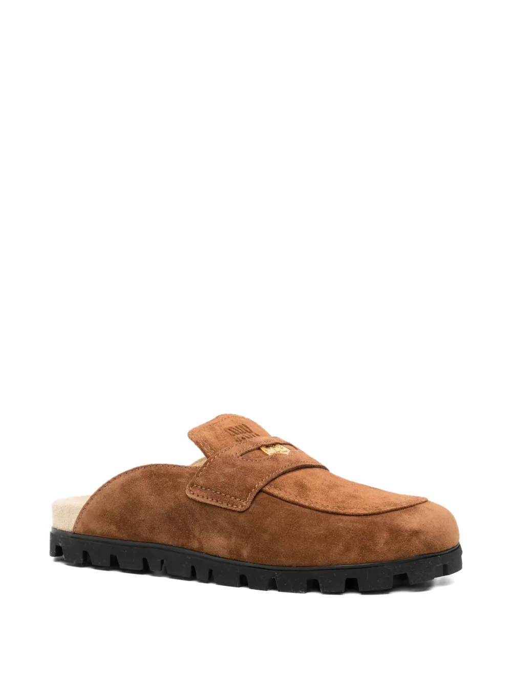 Miu suede mules Brown