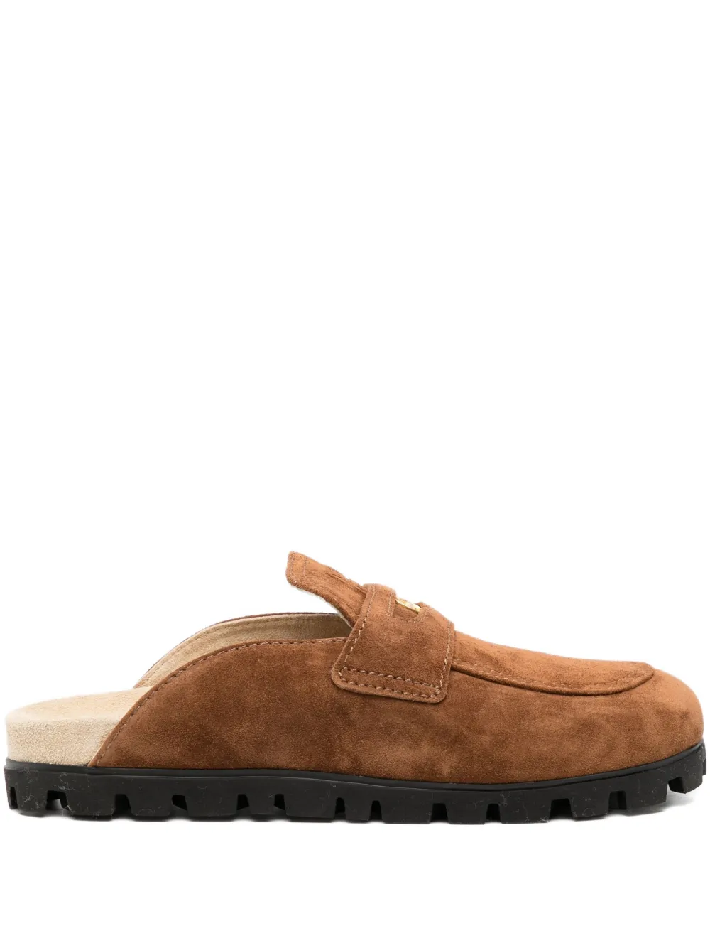 Miu suede mules Brown