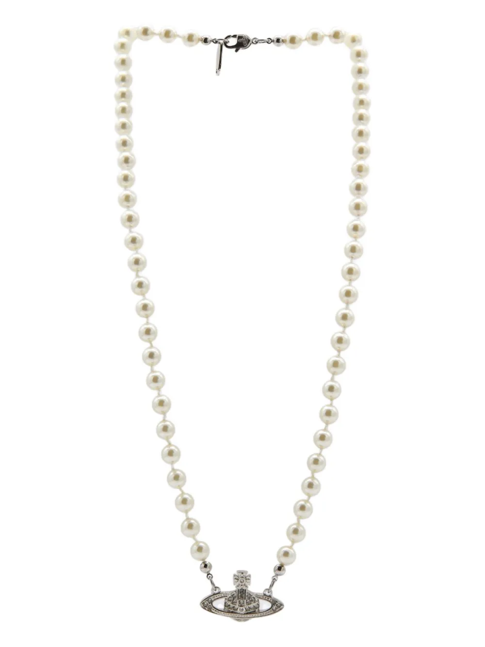 Vivienne Westwood Hombre. collar Mini Bas Relief | plateado | Image 1