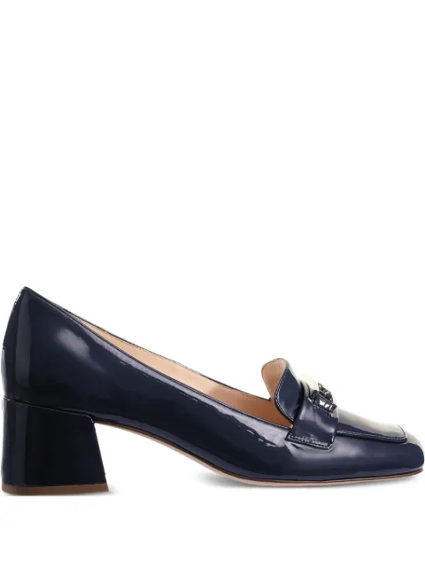 Hogl Helen patent-leather block-heel loafers