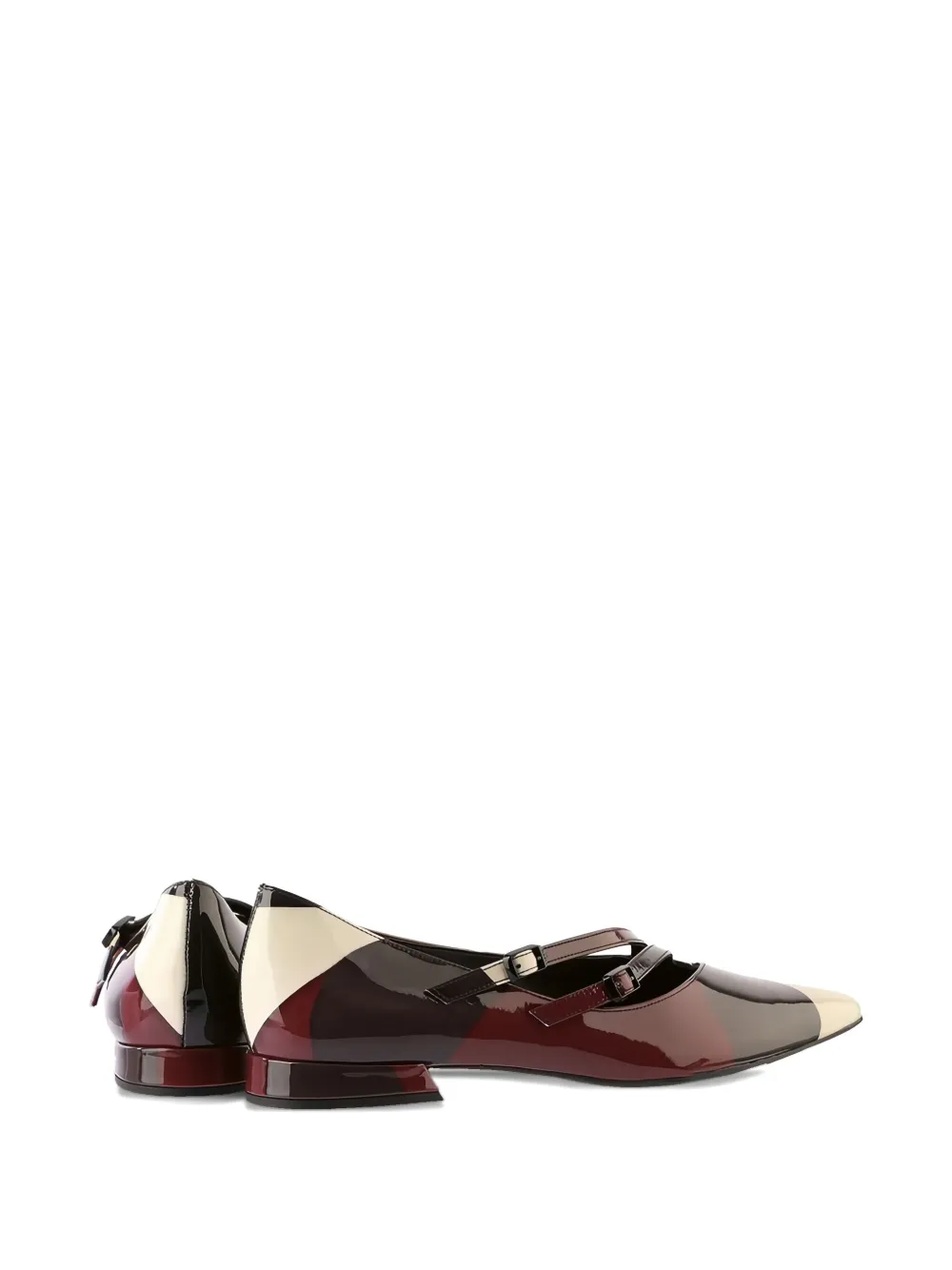 Hogl Elise colour-block pointed-toe pumps Black