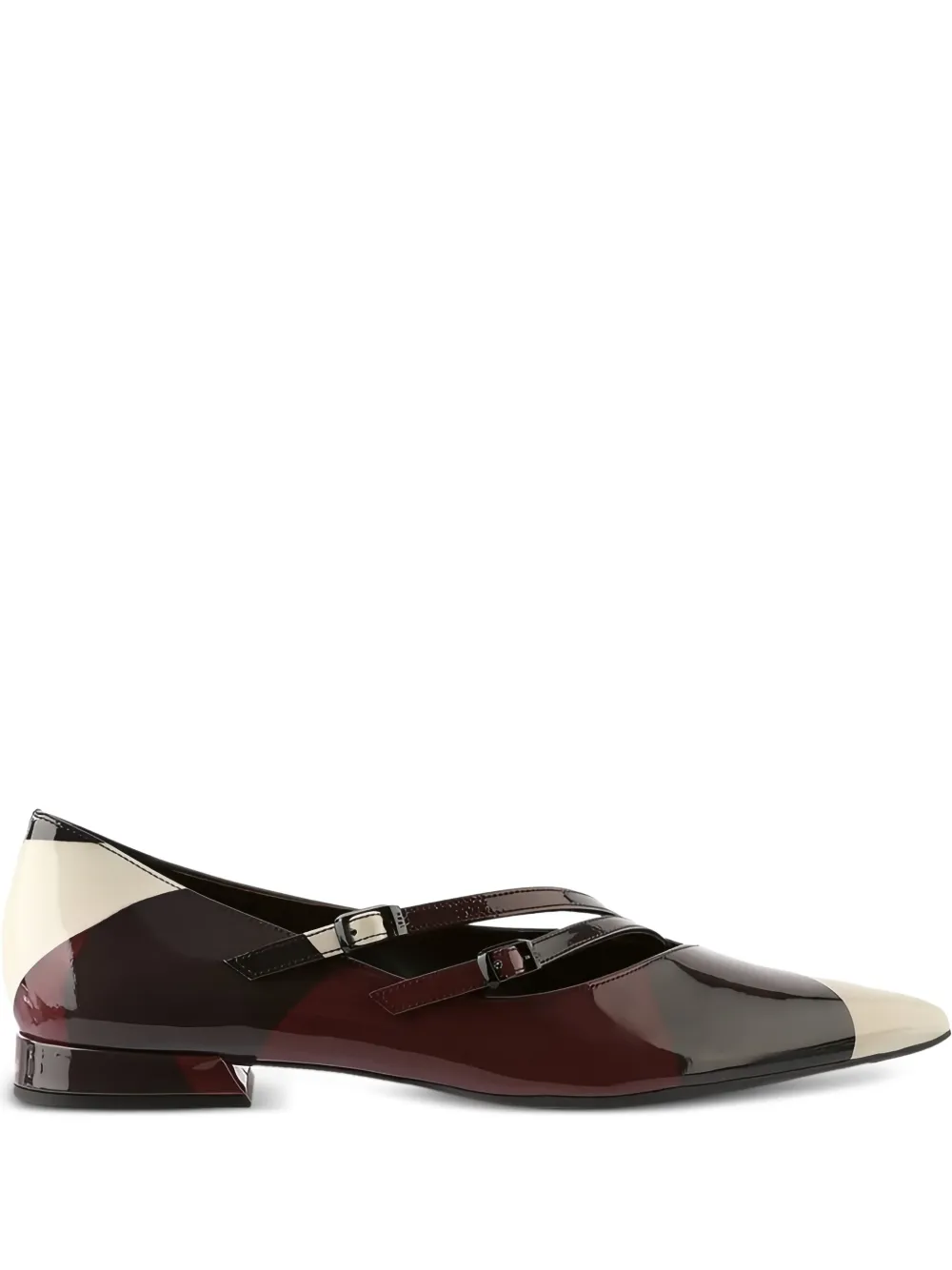 Hogl Elise colour-block pointed-toe pumps Black